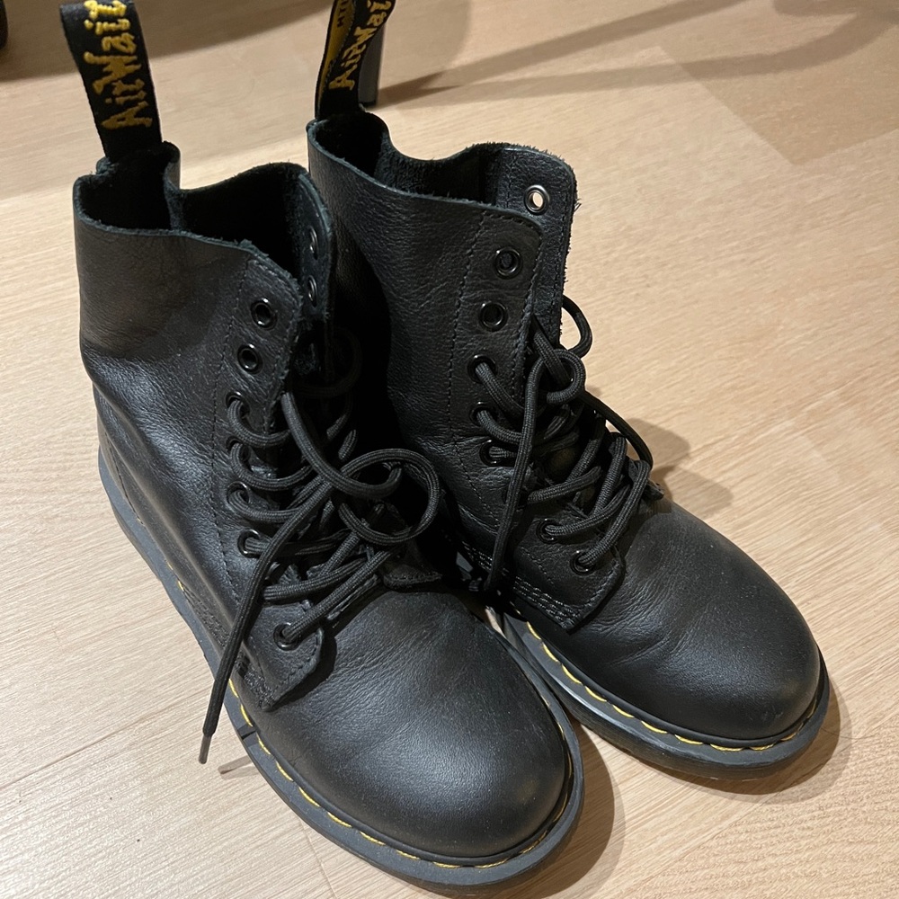 Dr. Martens Black Leather Boots